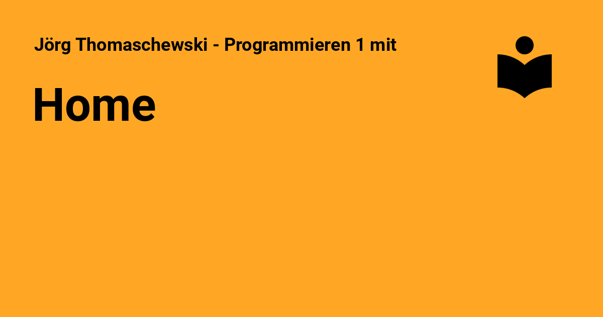 J rg Thomaschewski Programmieren 1 Mit Python J rg thomaschewski programmieren 1 mit python